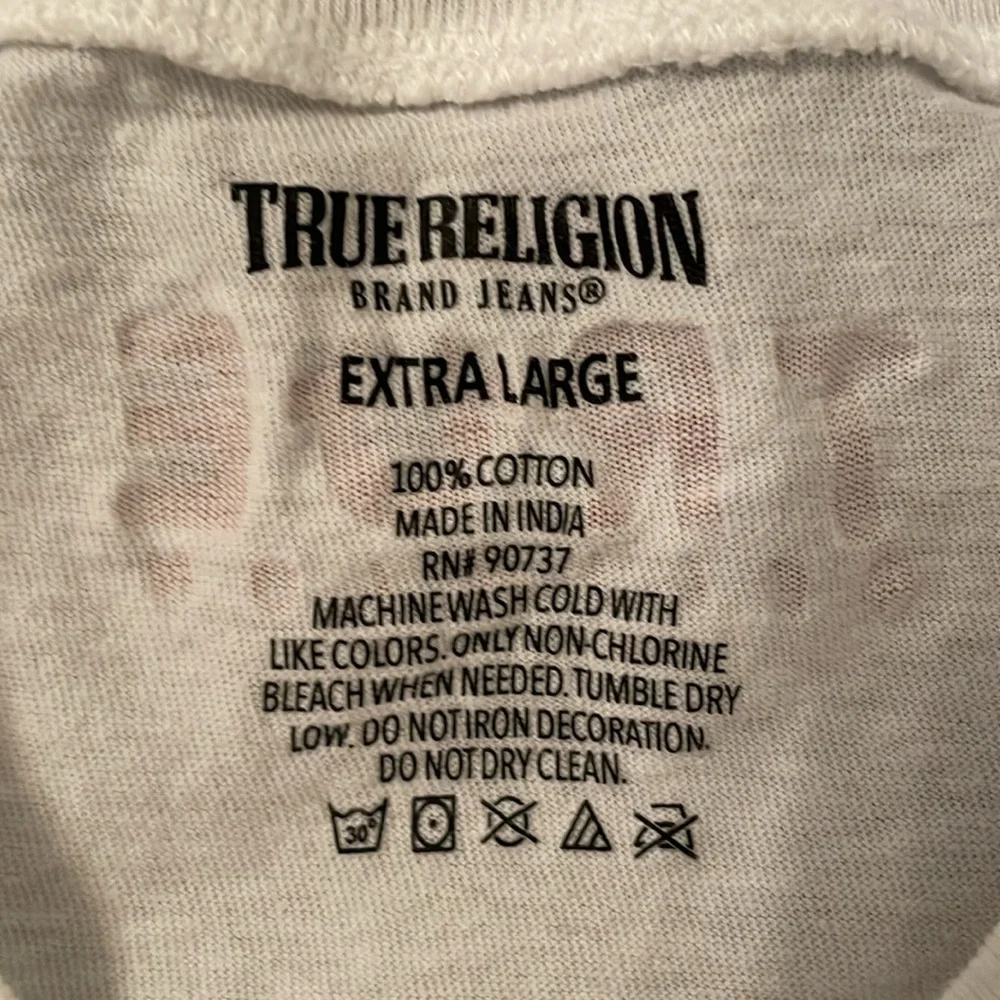 True Religion white T-shirt size XL